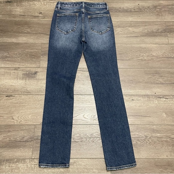 DRIFTWOOD AUDRY STRAIGHT LEG JEANS Medium Wash W 25 L 31 NWT - Picture 3 of 9